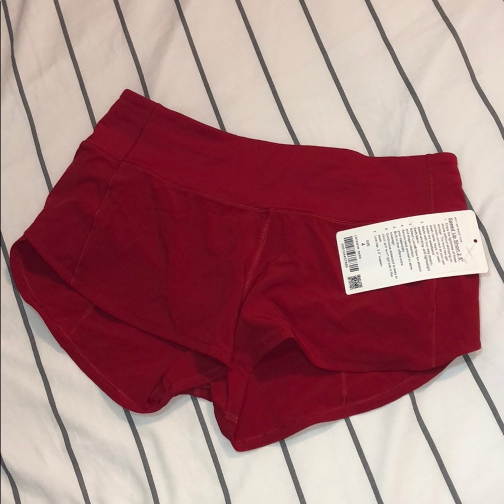Lululemon NWT speed shorts
